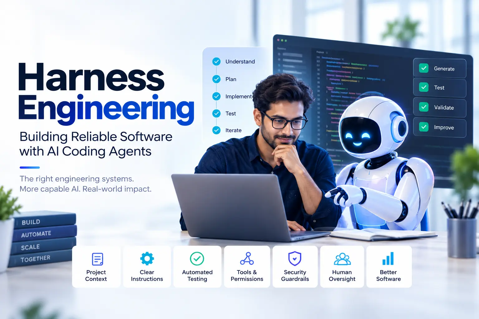 Harness Engineering: AI Coding Agents for Reliable Software