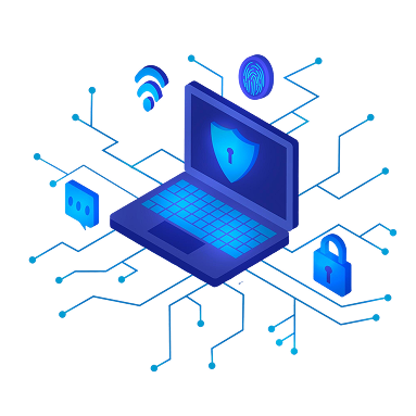 Cyber security Illustration