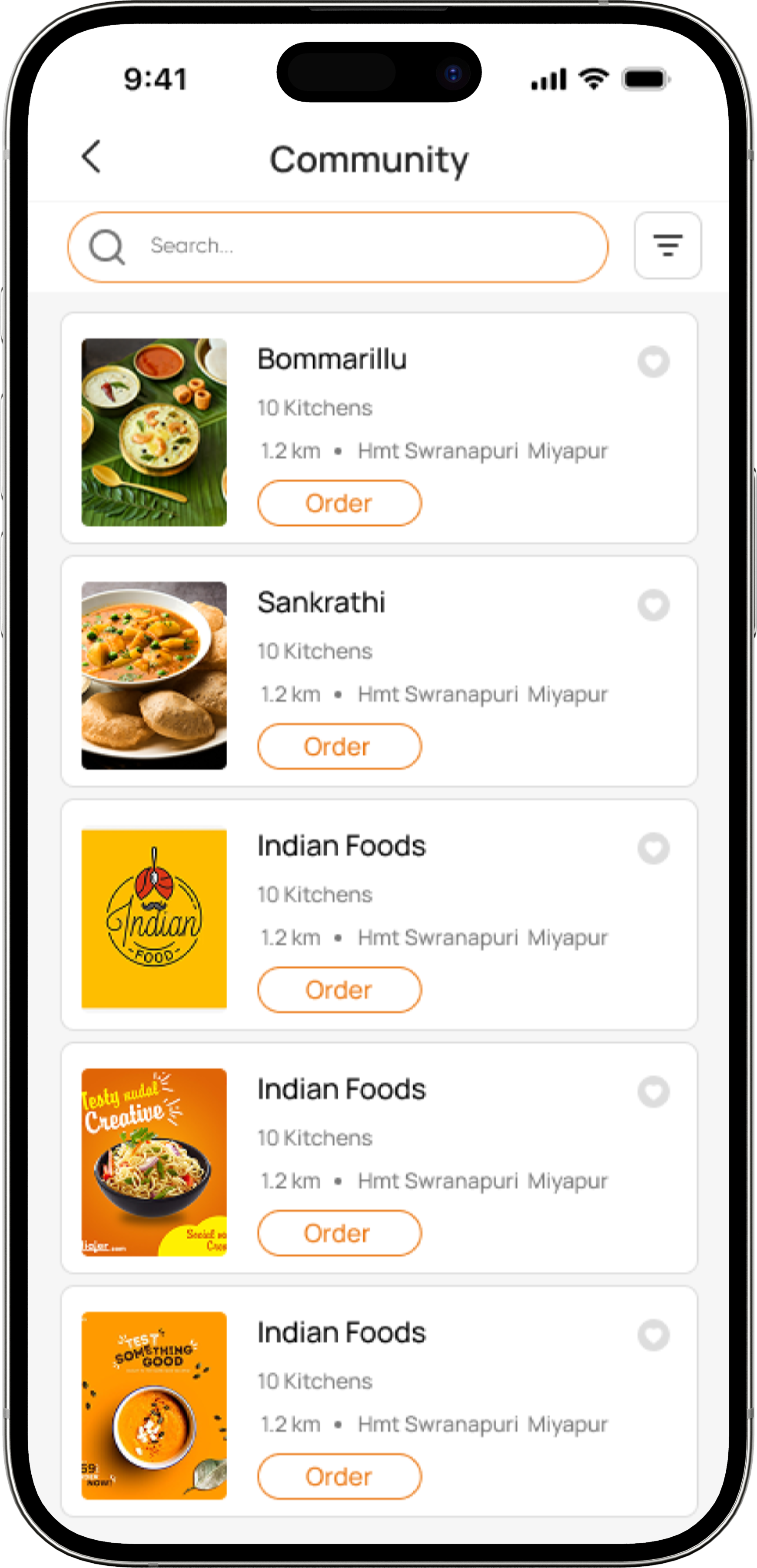 Community Kitchen – Hyperlocal Home Chef Marketplace - Screen 3