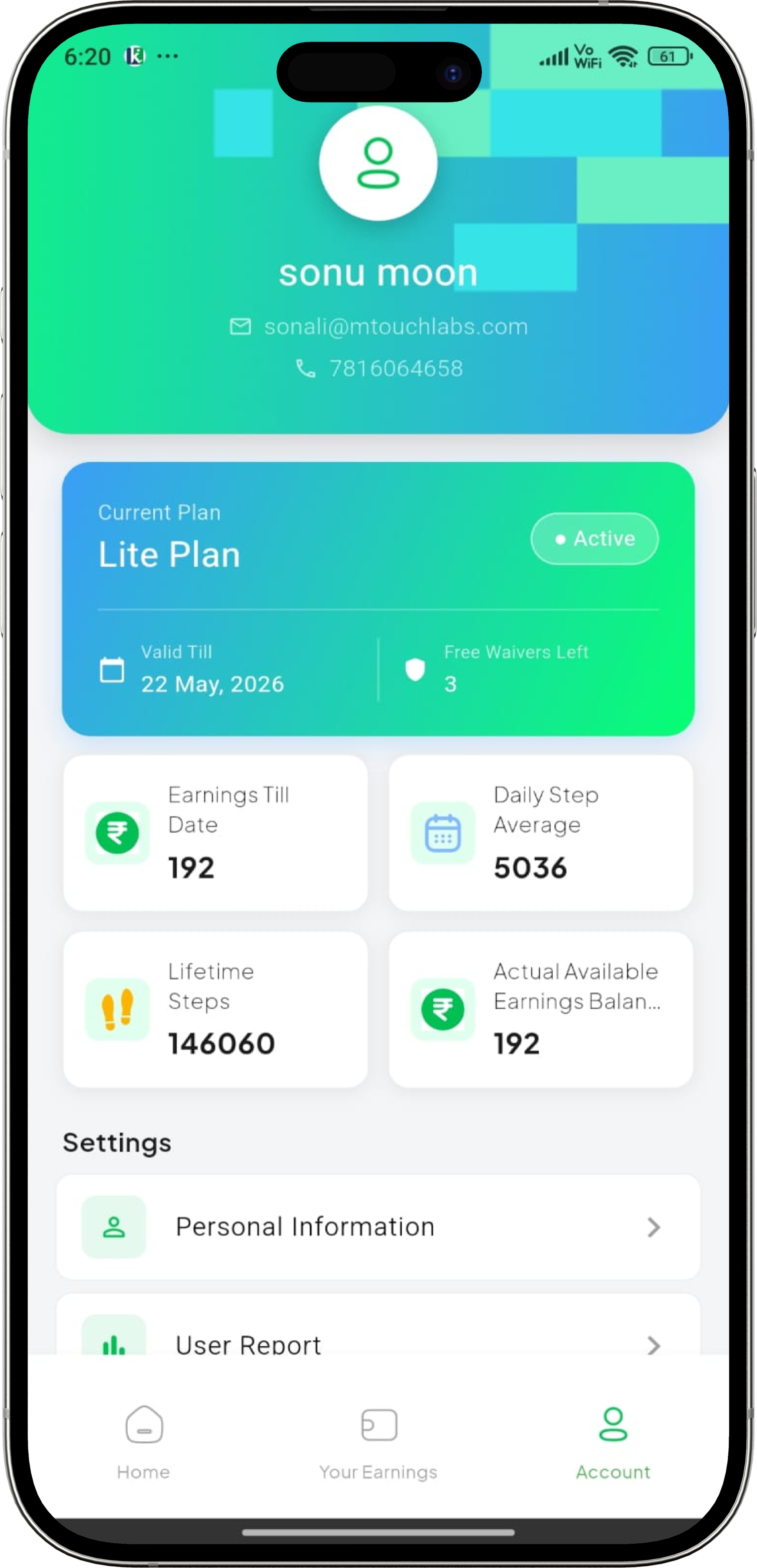 KadamPe – Walk & Earn Fitness Rewards App - Screen 3