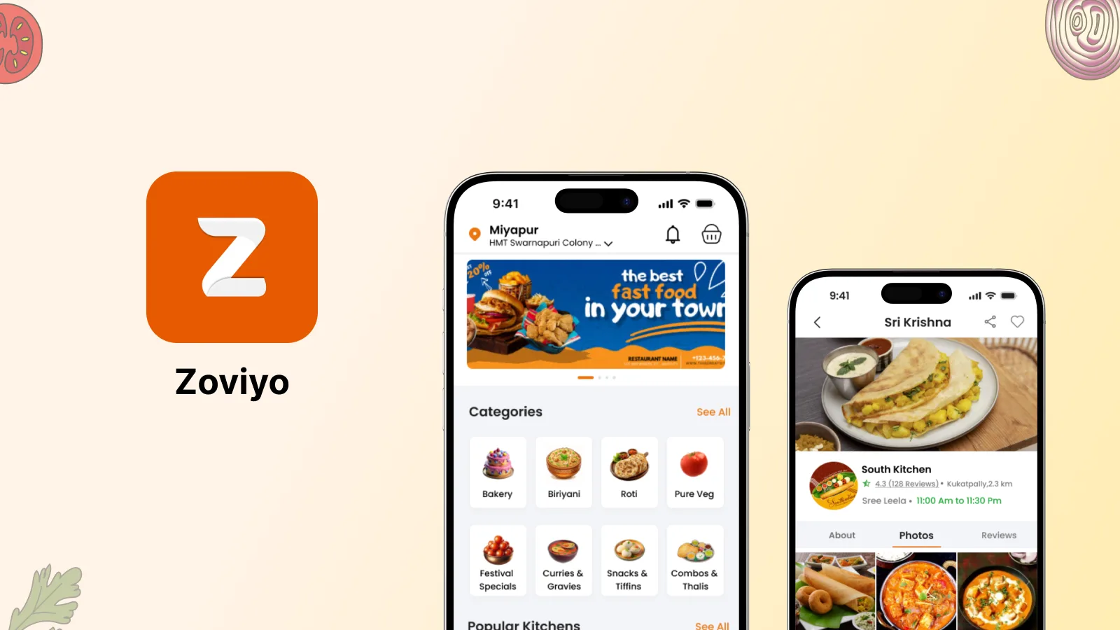 Zoviyo – Home Kitchen & Food Delivery App