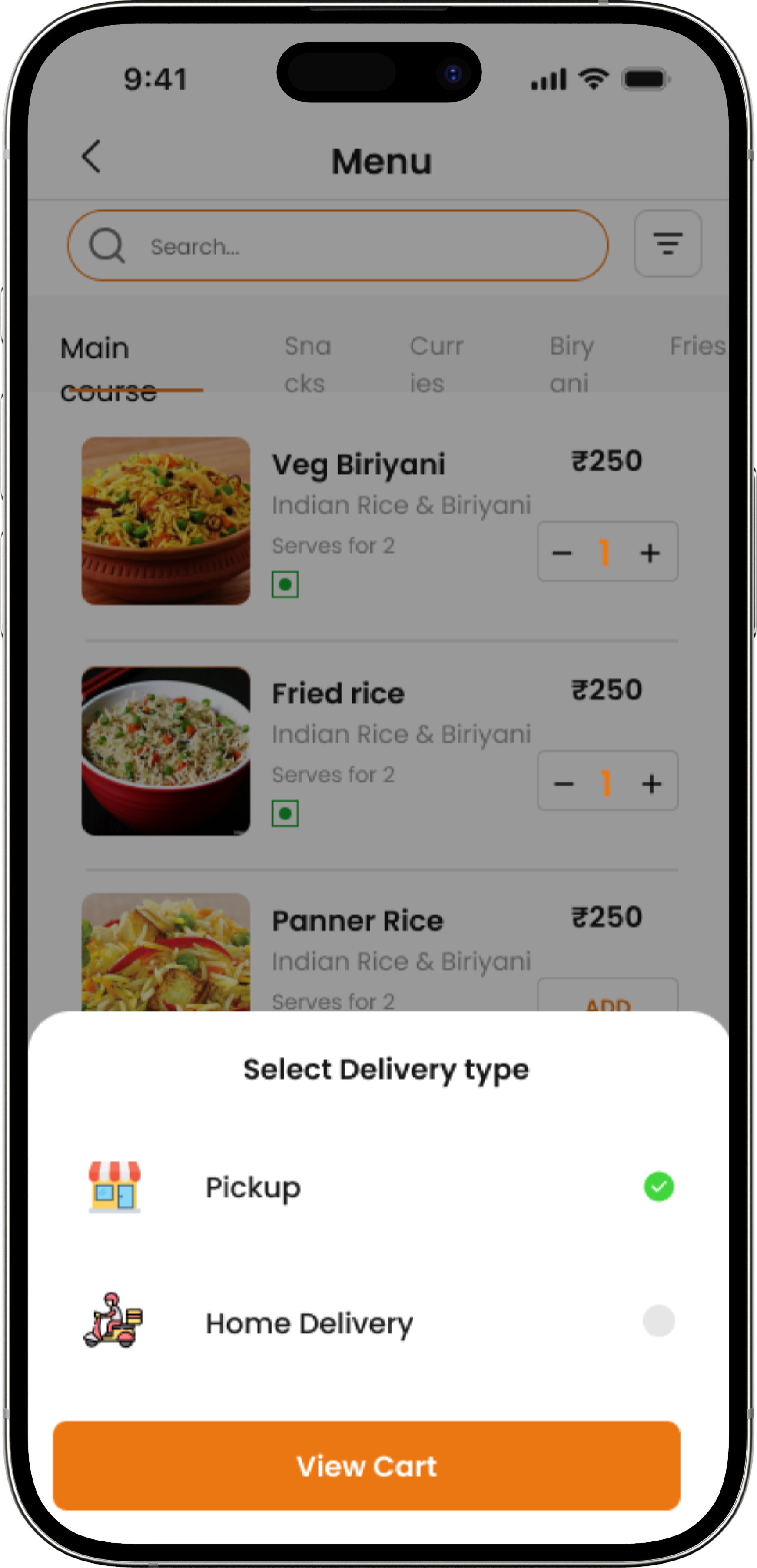 Zoviyo – Home Kitchen & Food Delivery App - Screen 3