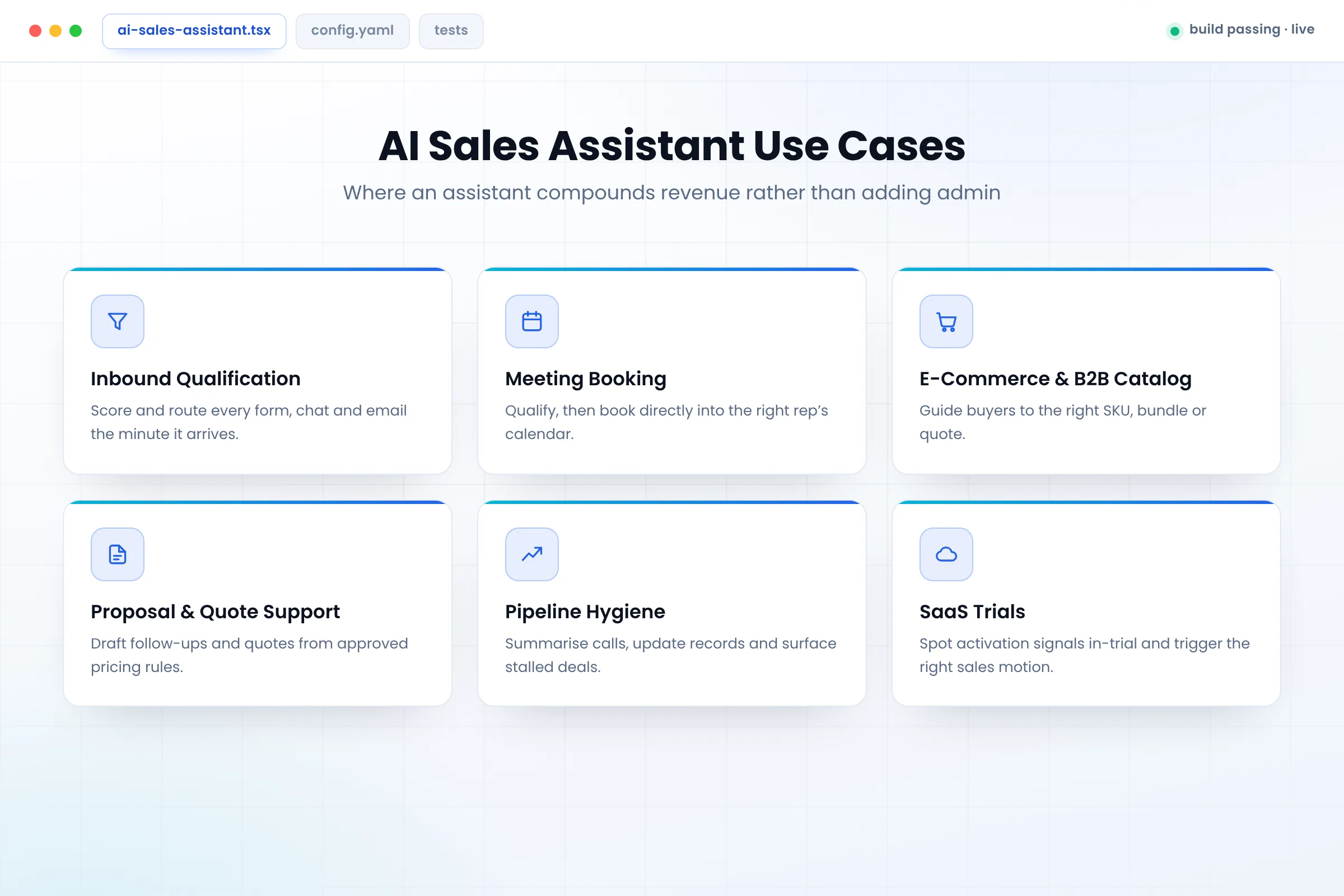 AI sales assistant use cases across industries