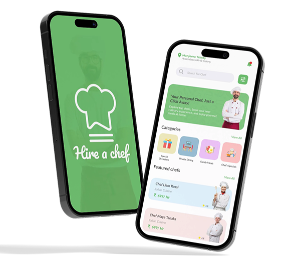 Chef App Mockup