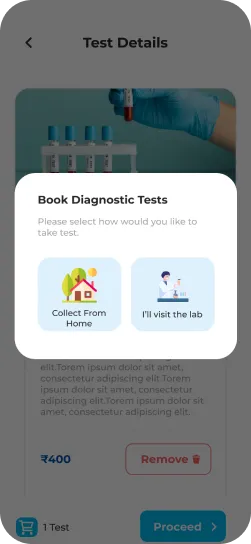 Diagnostic app screen 2
