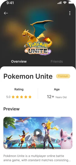 Gaming app screen 4