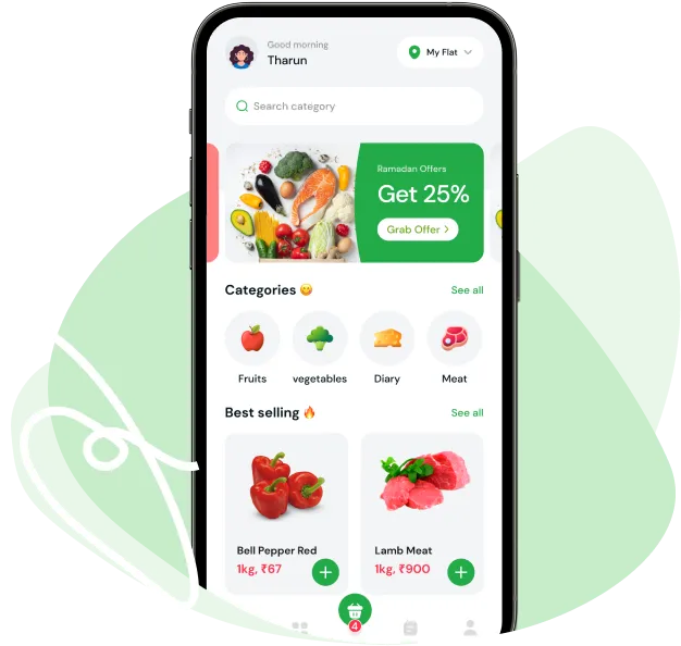Grocery delivery app