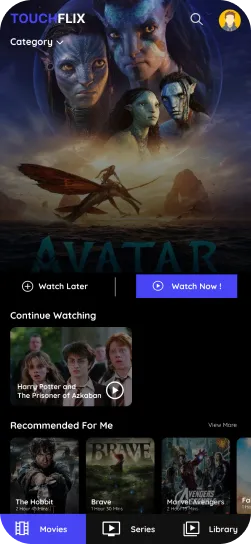 OTT app screen 3