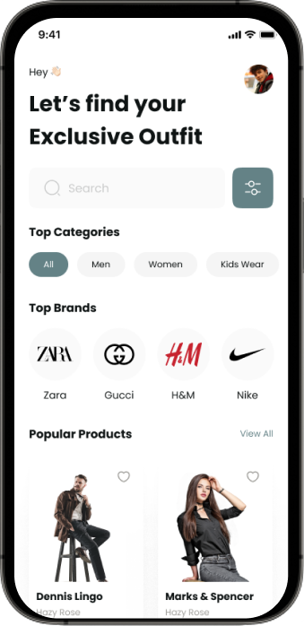 on-line shopping app development