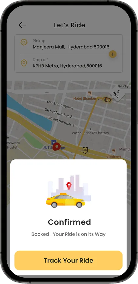 Taxi Booking App Development